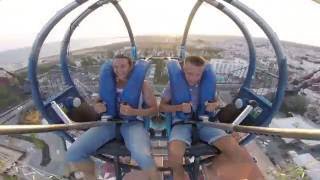 Кипр. Первый полет над Айя-Напой. Опасный Аттракцион Slingshot.