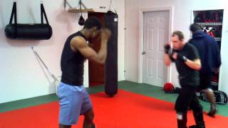 Matt Doherty and Ricardo Georges head kick blocking mma
