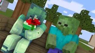 Monster School | Zombie Love | Minecraft Animation