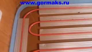 теплый пол сухая (легкая, настильная) система