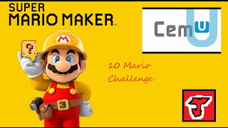Cemu Emulator 1.3.1: Super Mario Maker 10 Man Challenge