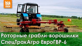 Роторные грабли-ворошилки СпецТракАгро ЕвроГВР-6