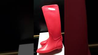 flat pink gelly wellington boots for winter 2020 2021