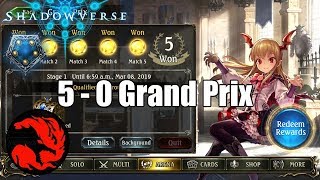[Shadowverse] 5-0 Grand Prix BloodCraft Gameplay