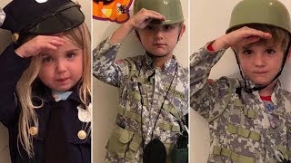 Donald Trump's Grandkids Go for Military, Police Costumes This Halloween