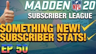 MADDEN 20 SUBSCRIBER FRANCHISE - EPISODE 50 !!!