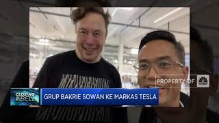 Grup Bakrie Sowan Ke Markas Tesla