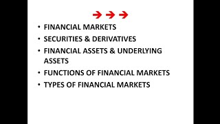 FINANCIAL MARKET IN INDIA || INDIAN FINANCIAL SYSTEM || FINANCIALAWARENESS