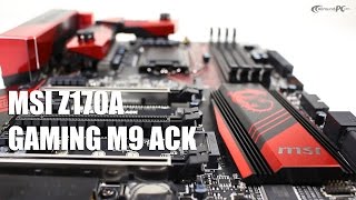 MSI Z170A Gaming M9 ACK Mainboard für Intel Skylake CPUs | Allround-PC.com