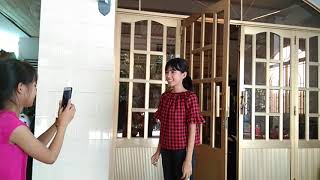 Chị Thảo quay Tik Tok