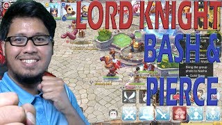 LORD KNIGHT BUILD BASH & PIERCE RAGNAROK ONLINE MOBILE ETERNAL LOVE