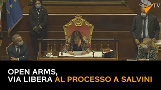 Open Arms, via libera al processo a Salvini