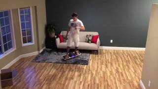 Riding my board indoors