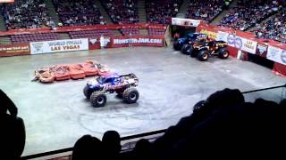 Monster Jam 2-2-13: Donut Competiton MM, Shockwave, Thrasher, Scarlet B, S-Uva Digger, El Toro Loco