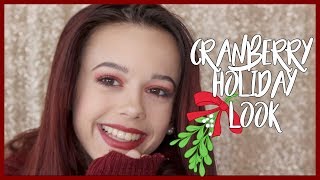 HOLIDAY MAKEUP TUTORIAL: CRANBERRY THANSGIVING/CHRISTMAS LOOK