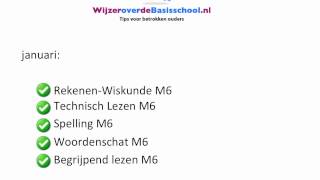 Cito toetsen groep 6