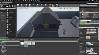 Создание столкновений (Collision) со стенами дома в Unreal Engine 4