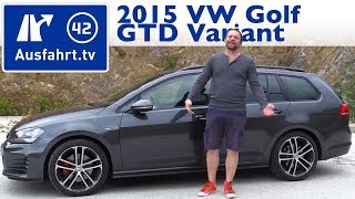 2015 Volkswagen Golf GTD Variant - Kaufberatung, Test, Review