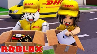 ICH ARBEITE BEI DHL UND VERSCHENKE EINE ROLEX! (Roblox)