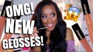 TRYING NEW LIP GLOSSES! | PAT MCGRATH LUST GLOSS | REVIEW + SWATCHES | Andrea Renee