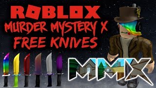 ROBLOX Murder Mystery X Free Knives!! [All Twitter Codes]