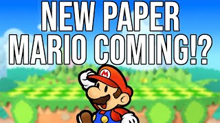 NEW PAPER MARIO COMING!? RUMOR DISCUSSION