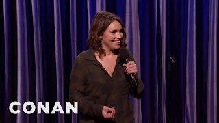 Beth Stelling Is Building Up Her Meat Coat  - CONAN on TBS