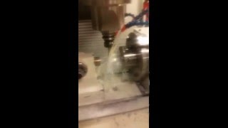 Machining Granlund back spot facing tool with ZCC