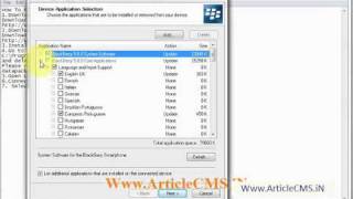 How to repair Blackberry curve 8520 App Error 523