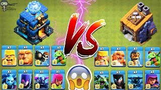 New TH-12 Troops vs BH Troops ?? Clash of clans Ultimate Battle | Town Hall vs Builder Base Troops