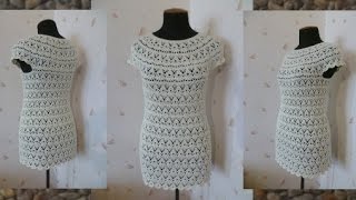 Платье крючком "Элизабет". Часть 2.