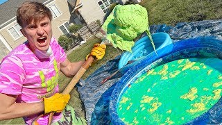 OOBLECK SWIMMING POOL!! (GONE WRONG)