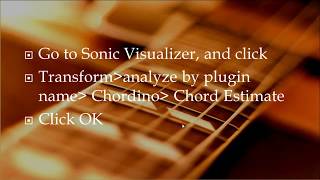 How to find Chords of any song using software