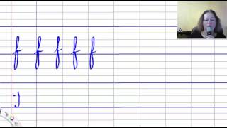 écrire la lettre F