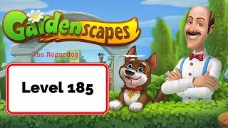 Gardenscapes Level 185 - No Boosters
