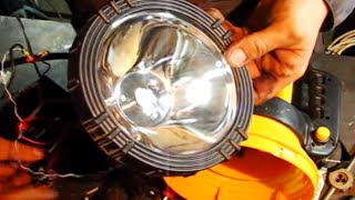 Как сделать обычный фонарик на светодиодный /How to alter the normal on the LED flashlight
