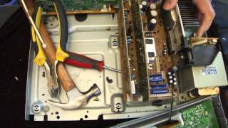 How To Scrap A DVD/CD Player and Amp Combo