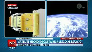 Así es el satélite hecho en Costa Rica que llegó al espacio
