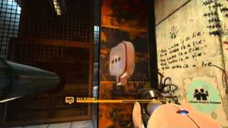 Hint toward another portal game "portal 2"