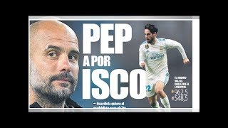 Guardiola vol fitxar Isco, a la portada de 'Mundo Deportivo'