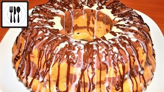 Мраморный КЕКС - Простой кекс к чаю. Вкусный рецепт. Marble Cake (Classic Recipe)