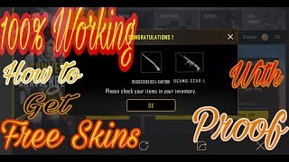 How to Get Free Kar98 and Scar-L skin And +500 RP points Free  in PUBG Mobile!! Latest Vpn Trick
