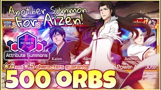 Bleach Brave Souls Summon for Aizen... Again! 500 orbs!