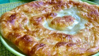 Любимая еда моего мужа... Лепёшки слоёные на воде.