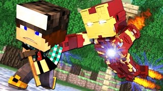 РЕБЁНОК РАЗОЗЛИЛ ЖЕЛЕЗНОГО ЧЕЛОВЕКА В МАЙНКРАФТЕ! ДЕТИ СУПЕР ГЕРОИ В MINECRAFT! КТО ТВОЙ ПАПОЧКА?!