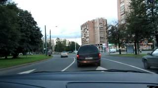 Урок с начинающим водителем.Движение по городу Часть1