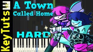 A Town Called Hometown from Deltarune - Hard Mode [Piano Tutorial] (Synthesia)