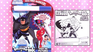 Justice League Super Héros Coloriage Magique Imagine Ink