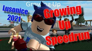 ROBLOX Growing up speedrun