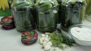 МАРИНОВАННЫЕ ОГУРЦЫ. ПРОСТОЙ КЛАССИЧЕСКИЙ РЕЦЕПТ. 